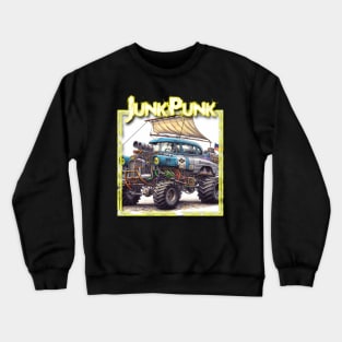 JunkPunk - Jacked Blue Chev - WelshDesigns Crewneck Sweatshirt